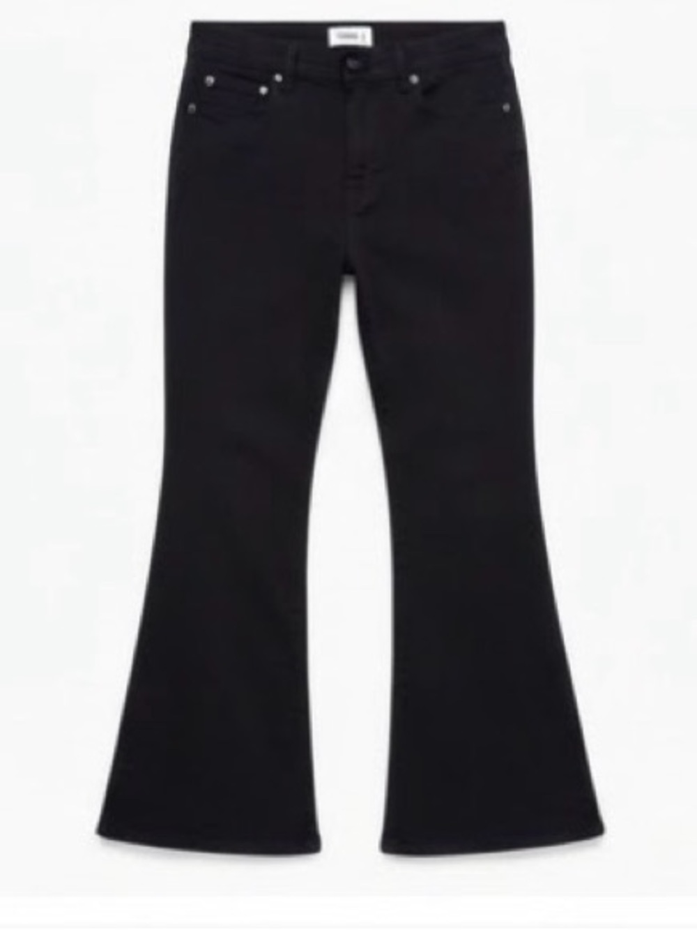 Pistola Black Crop Flare / Bootcut Denim Jeans (Size 29)